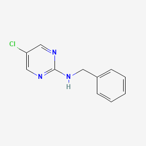 molecular formula C11H10ClN3 B2492955 N-benzyl-5-chloropyrimidin-2-amine CAS No. 856974-03-3