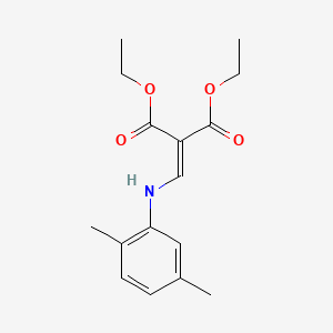 molecular formula C16H21NO4 B2492987 Diethyl 2-[(2,5-dimethylanilino)methylene]malonate CAS No. 103976-09-6