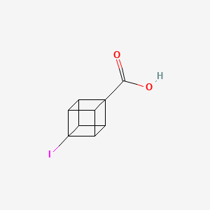 molecular formula C9H7IO2 B2493016 4-Iodocubane-1-carboxylic acid CAS No. 111873-46-2