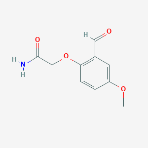 2-(2-Formyl-4-methoxyphenoxy)acetamide