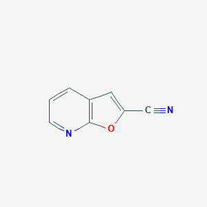 molecular formula C8H4N2O B024931 Furo[2,3-b]pyridine-2-carbonitrile CAS No. 109274-95-5