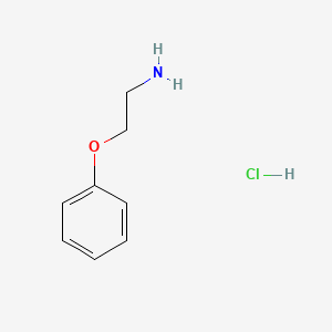 molecular formula C8H12ClNO B2493128 2-Phenoxyethanamine hydrochloride CAS No. 1758-46-9; 17959-64-7