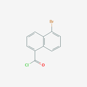 molecular formula C11H6BrClO B2493334 5-Bromonaphthalene-1-carbonyl chloride CAS No. 84532-82-1
