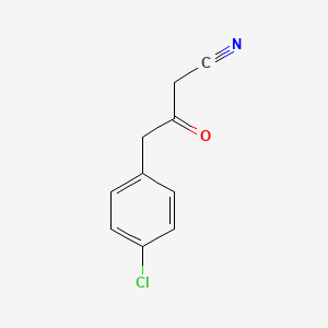 molecular formula C10H8ClNO B2493439 4-(4-Chlorophenyl)-3-oxobutanenitrile CAS No. 701910-77-2