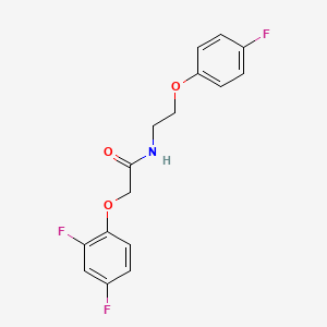 2-(2,4-difluorophenoxy)-N-(2-(4-fluorophenoxy)ethyl)acetamide