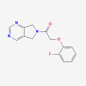 2-(2-fluorophenoxy)-1-(5H-pyrrolo[3,4-d]pyrimidin-6(7H)-yl)ethanone