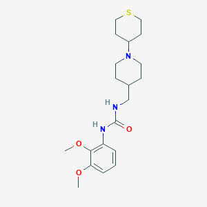 1-(2,3-dimethoxyphenyl)-3-((1-(tetrahydro-2H-thiopyran-4-yl)piperidin-4-yl)methyl)urea