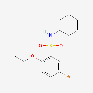 5-bromo-N-cyclohexyl-2-ethoxybenzenesulfonamide