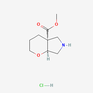 Methyl (4aR,7aS)-3,4,5,6,7,7a-hexahydro-2H-pyrano[2,3-c]pyrrole-4a-carboxylate;hydrochloride