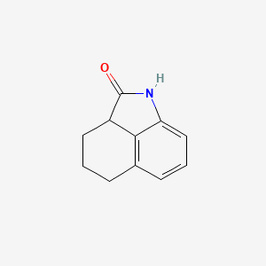 molecular formula C11H11NO B2493619 2a,3,4,5-Tetrahydrobenzo[cd]indol-2(1H)-one CAS No. 96933-21-0