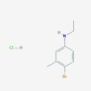 (4-Bromo-3-methylphenyl)ethylamine hydrochloride