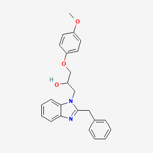 3-(4-Methoxyphenoxy)-1-[2-benzylbenzimidazolyl]propan-2-ol