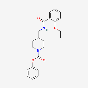 Phenyl 4-((2-ethoxybenzamido)methyl)piperidine-1-carboxylate