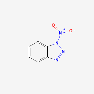 molecular formula C6H4N4O2 B2493688 1-Nitrobenzotriazole CAS No. 31163-70-9