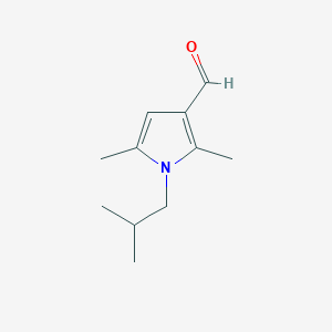 1-Isobutyl-2,5-dimethyl-1H-pyrrole-3-carbaldehyde