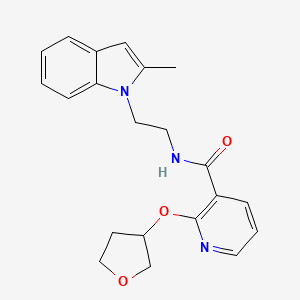 N-(2-(2-methyl-1H-indol-1-yl)ethyl)-2-((tetrahydrofuran-3-yl)oxy)nicotinamide