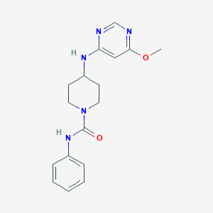4-[(6-Methoxypyrimidin-4-yl)amino]-N-phenylpiperidine-1-carboxamide