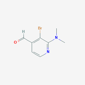 3-Bromo-2-(dimethylamino)pyridine-4-carbaldehyde