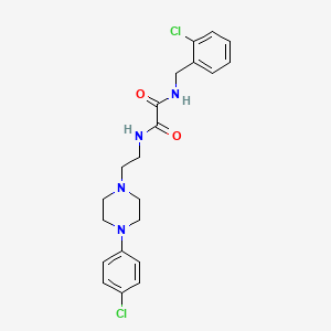 N1-(2-chlorobenzyl)-N2-(2-(4-(4-chlorophenyl)piperazin-1-yl)ethyl)oxalamide