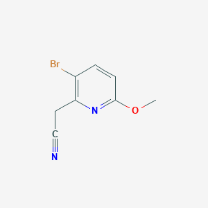 3-Bromo-6-methoxypyridine-2-acetonitrile