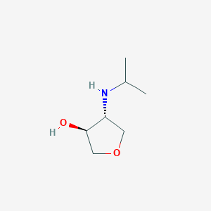 (3S,4R)-4-[(propan-2-yl)amino]oxolan-3-ol