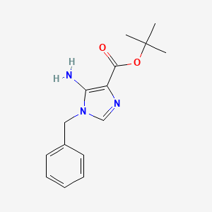 Tert-butyl 5-amino-1-benzylimidazole-4-carboxylate