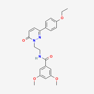 N-(2-(3-(4-ethoxyphenyl)-6-oxopyridazin-1(6H)-yl)ethyl)-3,5-dimethoxybenzamide