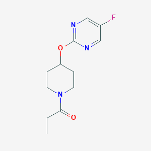 1-[4-(5-Fluoropyrimidin-2-yl)oxypiperidin-1-yl]propan-1-one