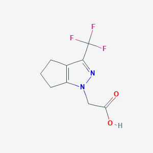 [3-(trifluoromethyl)-5,6-dihydrocyclopenta[c]pyrazol-1(4H)-yl]acetic acid