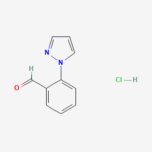2-(1H-Pyrazol-1-yl)benzaldehyde hydrochloride