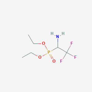 molecular formula C6H13F3NO3P B2494028 Diethyl (1-amino-2,2,2-trifluoroethyl)phosphonate CAS No. 129416-29-1