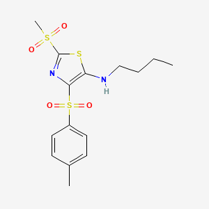 N-butyl-2-(methylsulfonyl)-4-tosylthiazol-5-amine