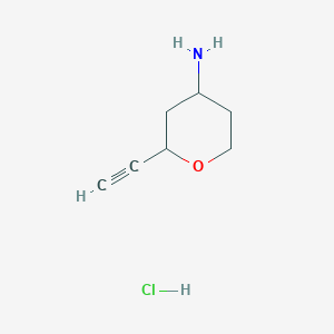2-Ethynyloxan-4-amine;hydrochloride