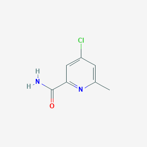 molecular formula C7H7ClN2O B2494205 4-Chloro-6-methylpicolinamide CAS No. 1206248-49-8