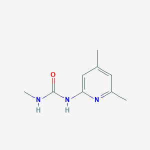 molecular formula C9H13N3O B2494209 1-(4,6-Dimethylpyridin-2-yl)-3-methylurea CAS No. 866038-54-2