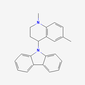 9-(1,6-dimethyl-3,4-dihydro-2H-quinolin-4-yl)carbazole