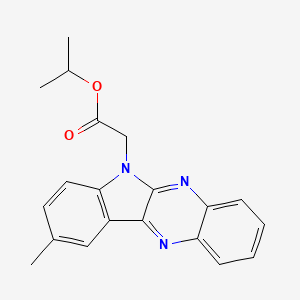 propan-2-yl 2-{9-methyl-6H-indolo[2,3-b]quinoxalin-6-yl}acetate