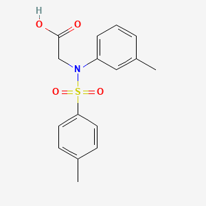 N-(3-methylphenyl)-N-[(4-methylphenyl)sulfonyl]glycine