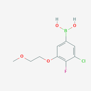 3-Chloro-4-fluoro-5-(2-methoxyethoxy)phenylboronic acid