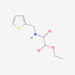 molecular formula C9H11NO3S B2494406 ETHYL OXO[(2-THIENYLMETHYL)AMINO]ACETATE CAS No. 959049-65-1