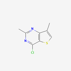 molecular formula C8H7ClN2S B2494427 4-Chloro-2,7-dimethylthieno[3,2-d]pyrimidine CAS No. 936837-34-2