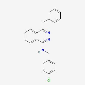 4-benzyl-N-(4-chlorobenzyl)-1-phthalazinamine