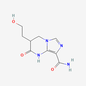 3-(2-Hydroxyethyl)-2-oxo-3,4-dihydro-1H-imidazo[1,5-a]pyrimidine-8-carboxamide
