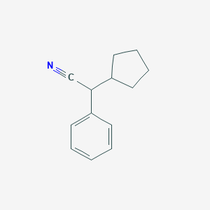 molecular formula C13H15N B249455 2-Cyclopentyl-2-phenylacetonitrile CAS No. 3753-59-1