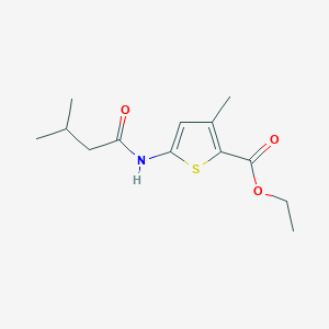 Ethyl 3-methyl-5-(3-methylbutanamido)thiophene-2-carboxylate