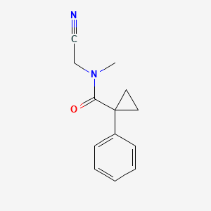 N-(cyanomethyl)-N-methyl-1-phenylcyclopropane-1-carboxamide
