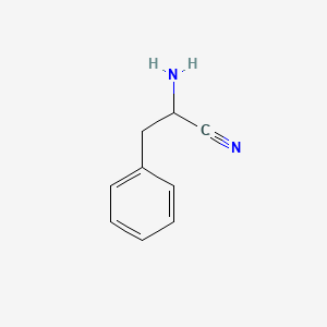 molecular formula C9H10N2 B2494665 2-Amino-3-phenylpropanenitrile CAS No. 55379-75-4