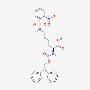 (S)-2-(((9H-Fluoren-9-yl)methoxy)carbonylamino)-6-(2-nitrophenylsulfonamido)hexanoic acid