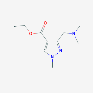 Ethyl 3-[(dimethylamino)methyl]-1-methylpyrazole-4-carboxylate