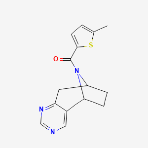 (5-methylthiophen-2-yl)((5R,8S)-6,7,8,9-tetrahydro-5H-5,8-epiminocyclohepta[d]pyrimidin-10-yl)methanone
